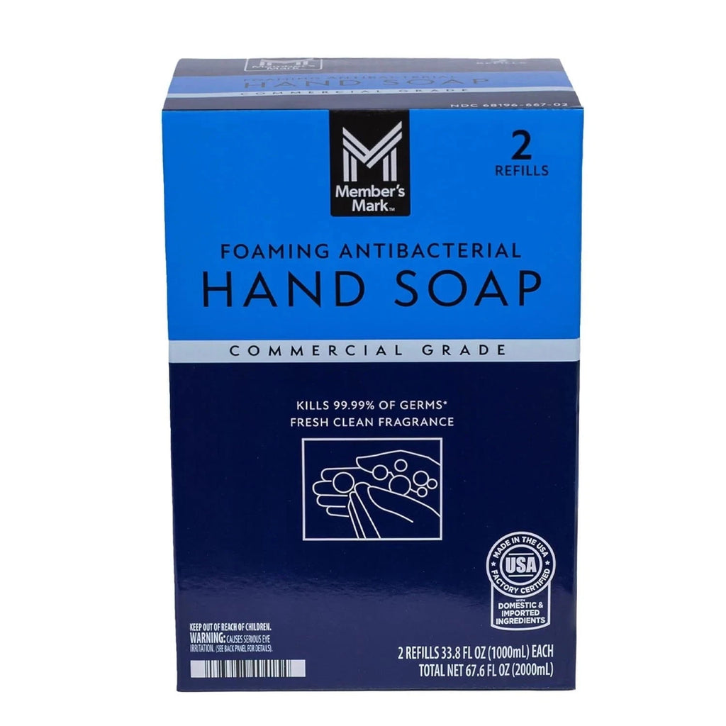 Antibacterial Foaming Hand Soap - 33.8 Fl Oz | Gentle, Rich Lather for Hands