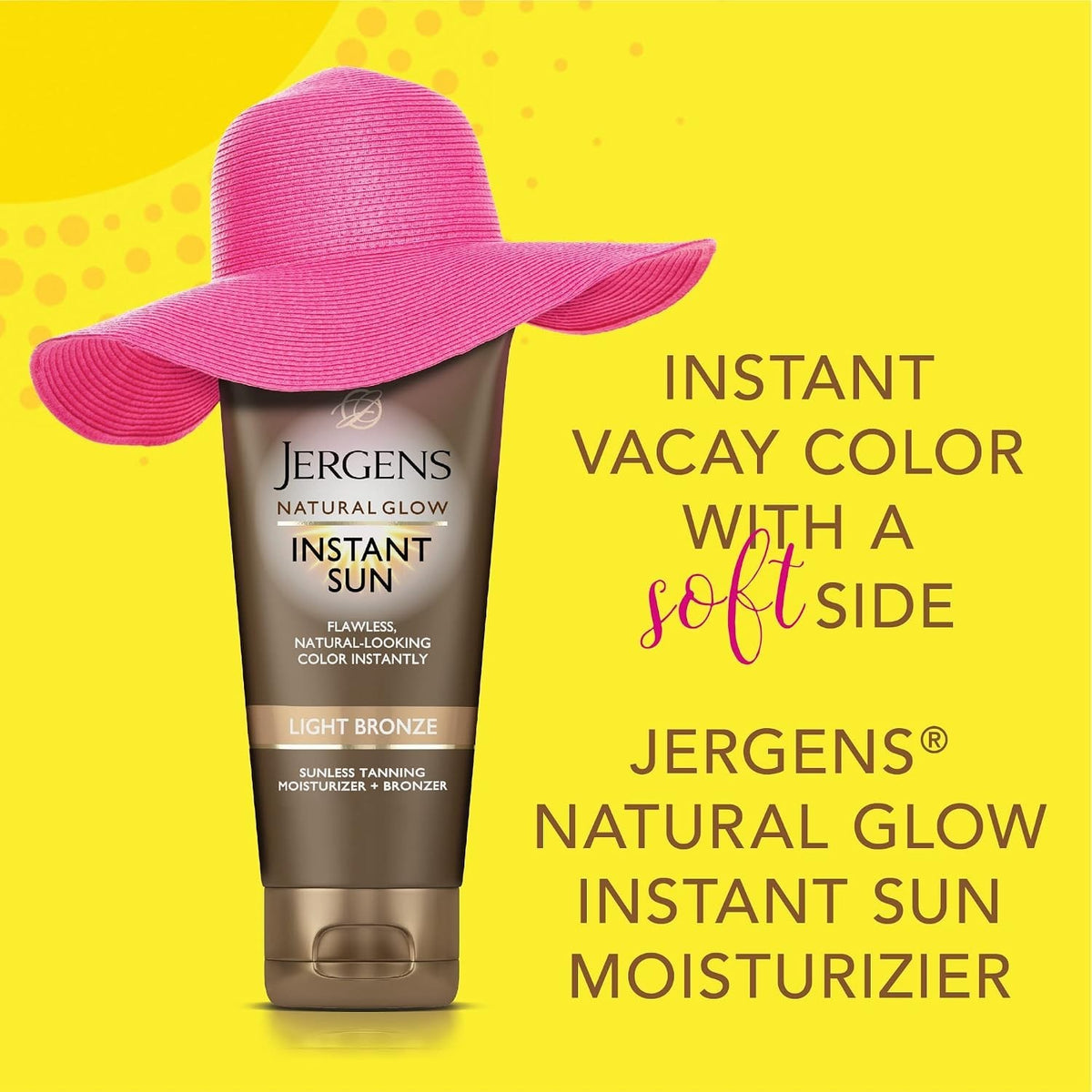 Natural Glow Instant Tanning Moisturizer Light Bronze 6 fl oz - Sunless Self Tanner
