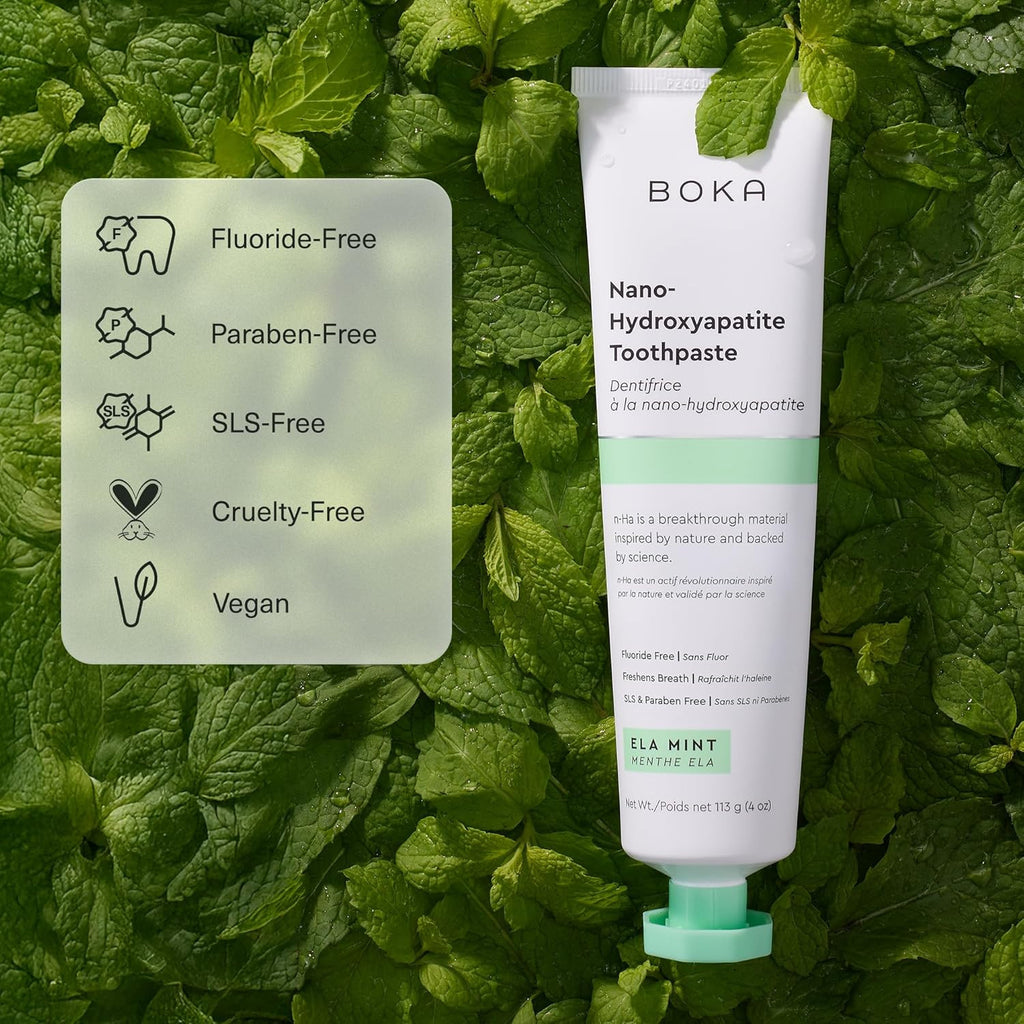 Nano Hydroxyapatite Fluoride-Free Toothpaste for Enamel Care - Natural & Vegan