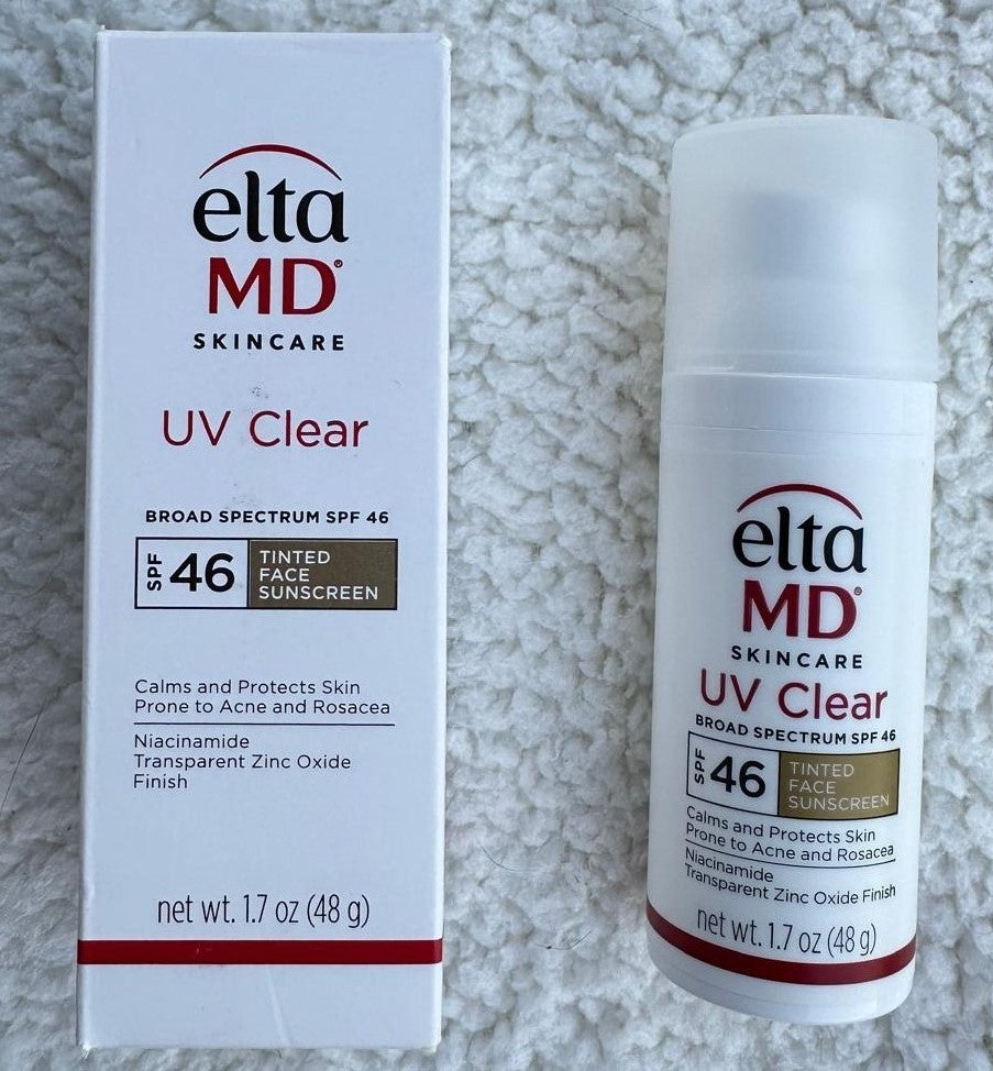 Tinted SPF 46 Facial Sunscreen - Broad Spectrum, Oil-Free, 1.7 Oz