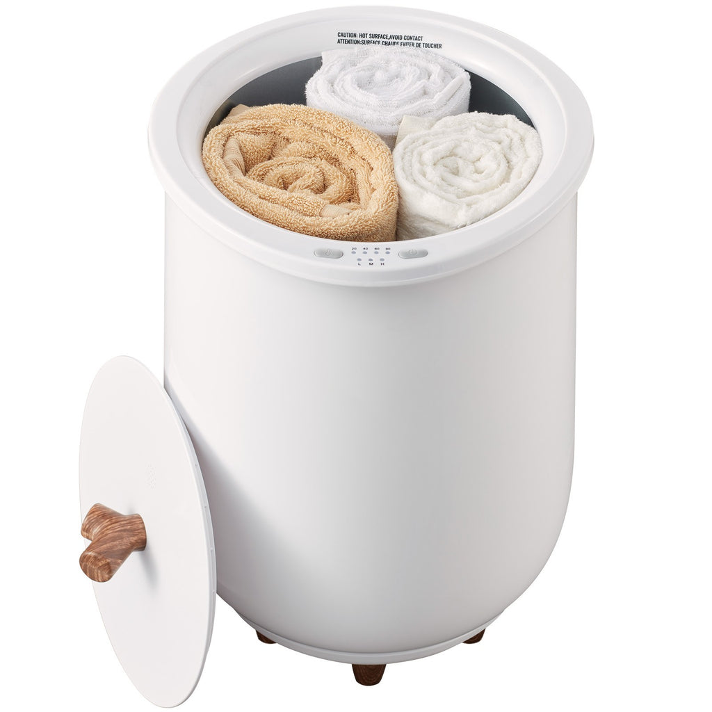Large Towel Warmer Bucket 20L with LED Light for Bathroom - Fast Heating