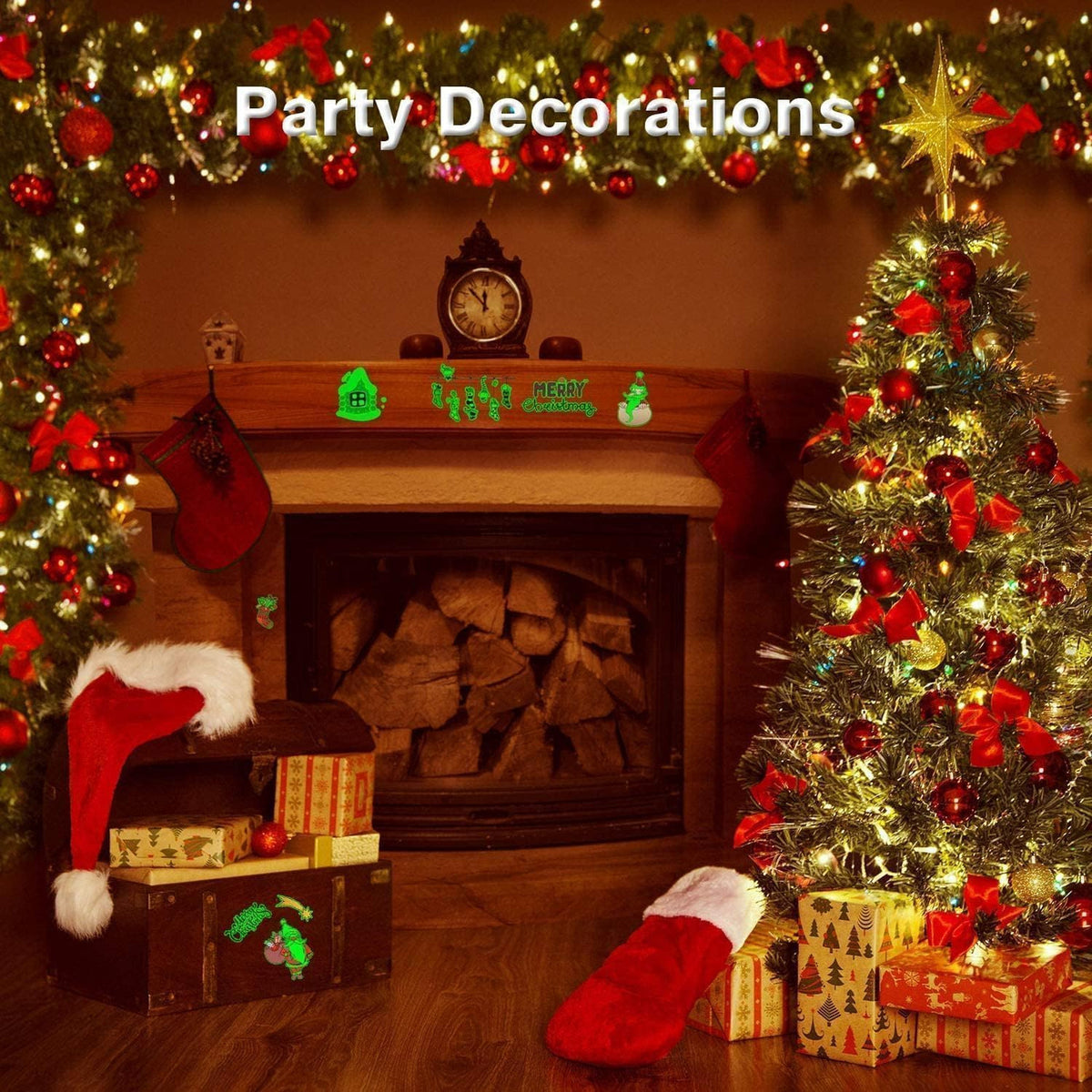 Christmas Temporary Tattoos for Kids - Fun Stocking Stuffers & Party Favors