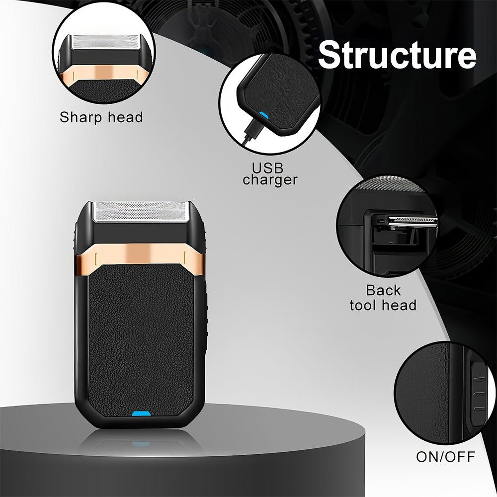Men's Cordless Hair Clipper Set with LED Display and Beard Trimmer
