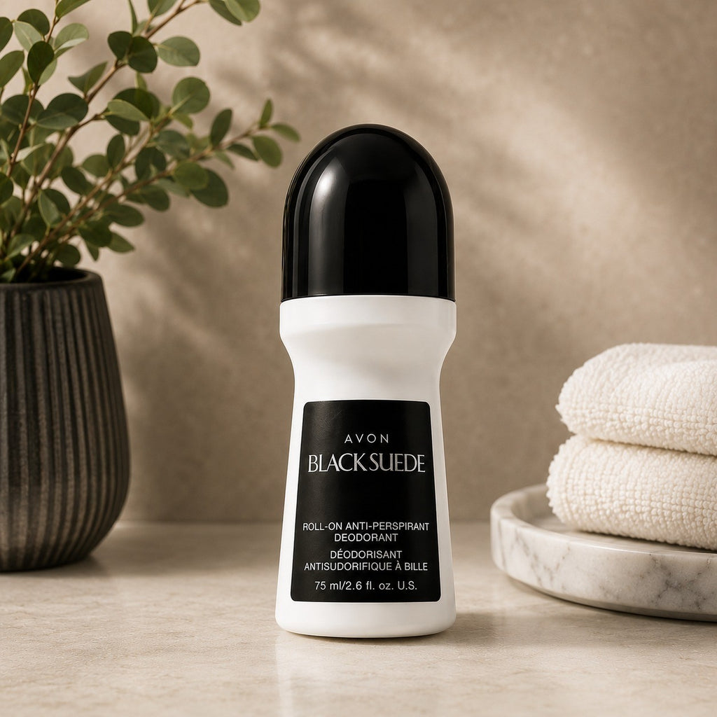 Avon Black Suede Antiperspirant Deodorant 75ml Pack of 14