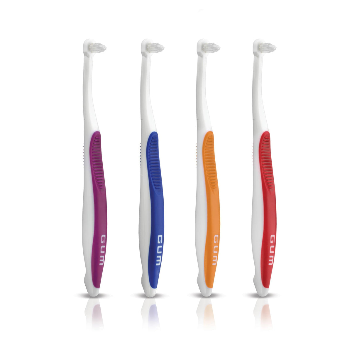 GUM End Tuft Toothbrush 6 Pack Soft Bristles for Sensitive Teeth