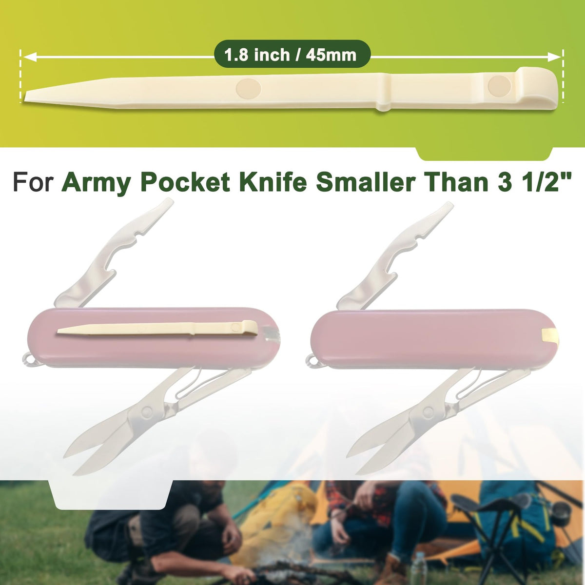 12 Pack Reusable Toothpicks for Swiss Army Knives Camping Travel