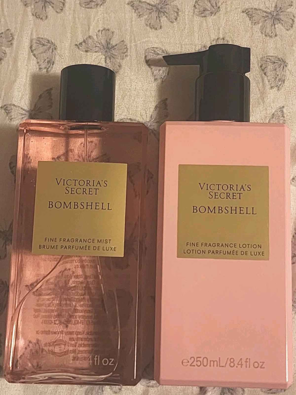Set of 2 Fragrance Mist & Lotion - Bombshell Scent 250ml Each