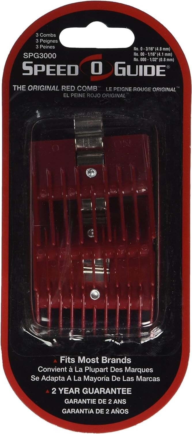 Universal Hair Clipper Guard Set - 3 Sizes for Haircut & Grooming