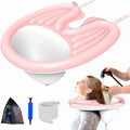 Inflatable Shampoo Basin for Bedridden & Mobile Hair Washing - Portable, Supportive & Easy to Use