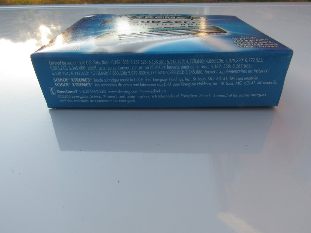 Men's Razor Blade Refills - 8 Pack for Schick Xtreme3 SubZero, Cool The Burn