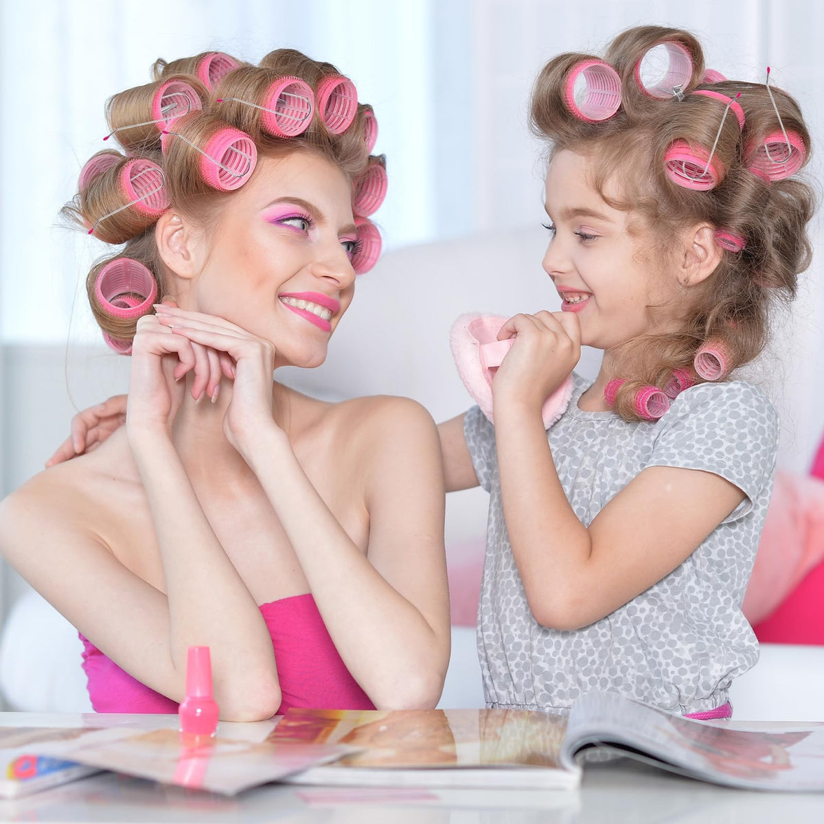 Hot Roller Clips 24 Pack - Hair Curling Tool Accessories for All Sizes