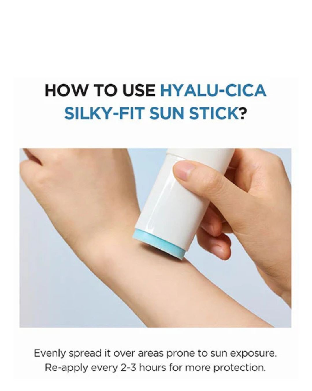 SPF50+ PA++++ Sun Stick with Centella & Hyaluronic Acid - Lightweight & Hydrating