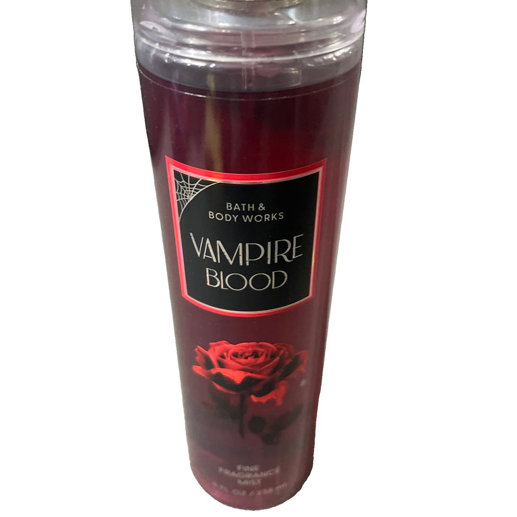 Bath & Body Works Vampire Blood Fragrance Mist 8 FL OZ Open Bottle
