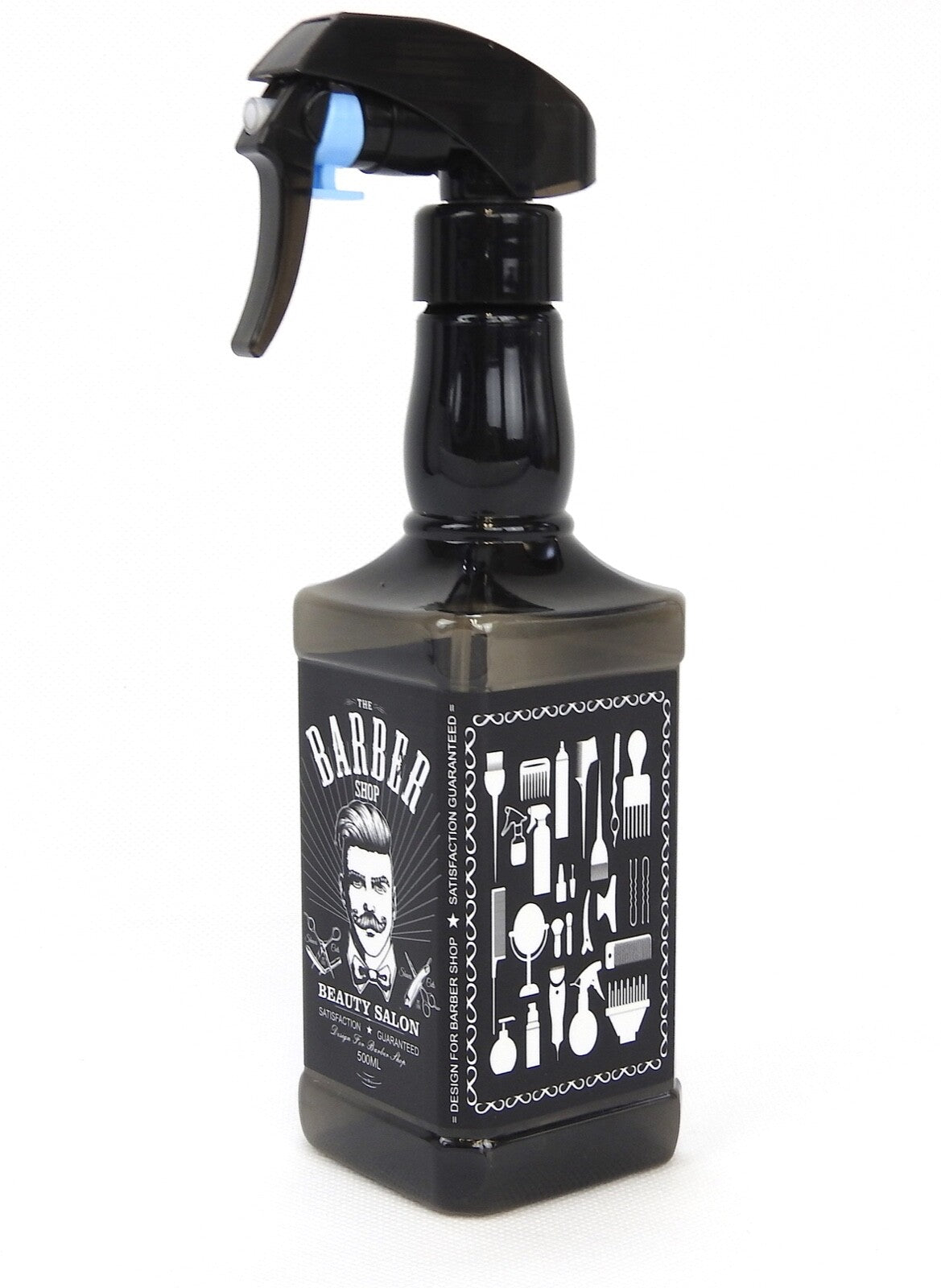 500ML Hairdressing Water Sprayer Bottle - Black, Fine Mist