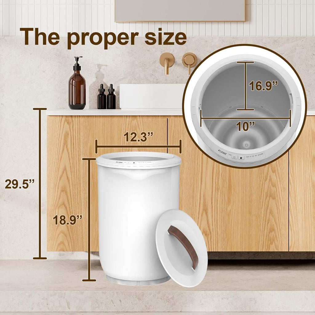 20L Towle Warmer Bucket 450W Fast Heating Spa Safe Timer Home Use