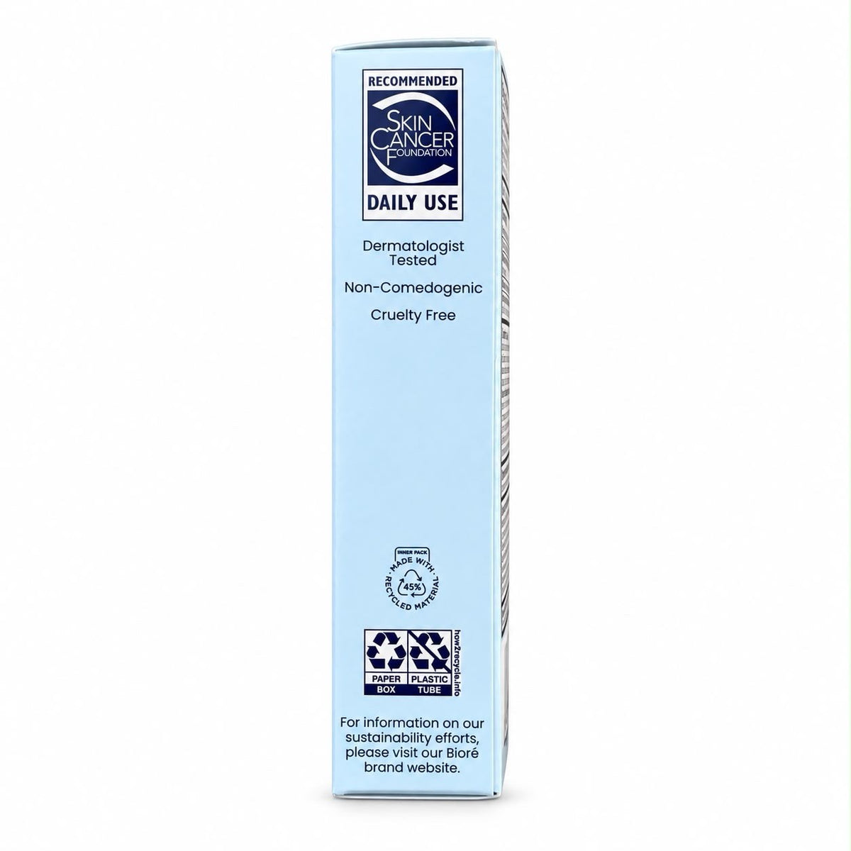 SPF 50 Face Moisturizer with Hyaluronic Acid - Lightweight, Invisible Sun Protection 1.7 oz 4-Pack
