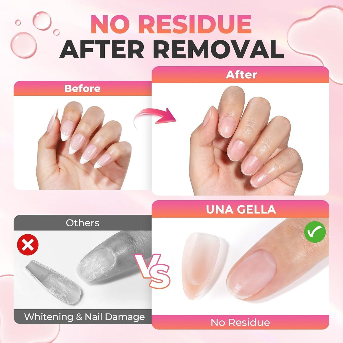 Multi-Function Nail Glue Remover 20ml Pack - Gentle Precision Application