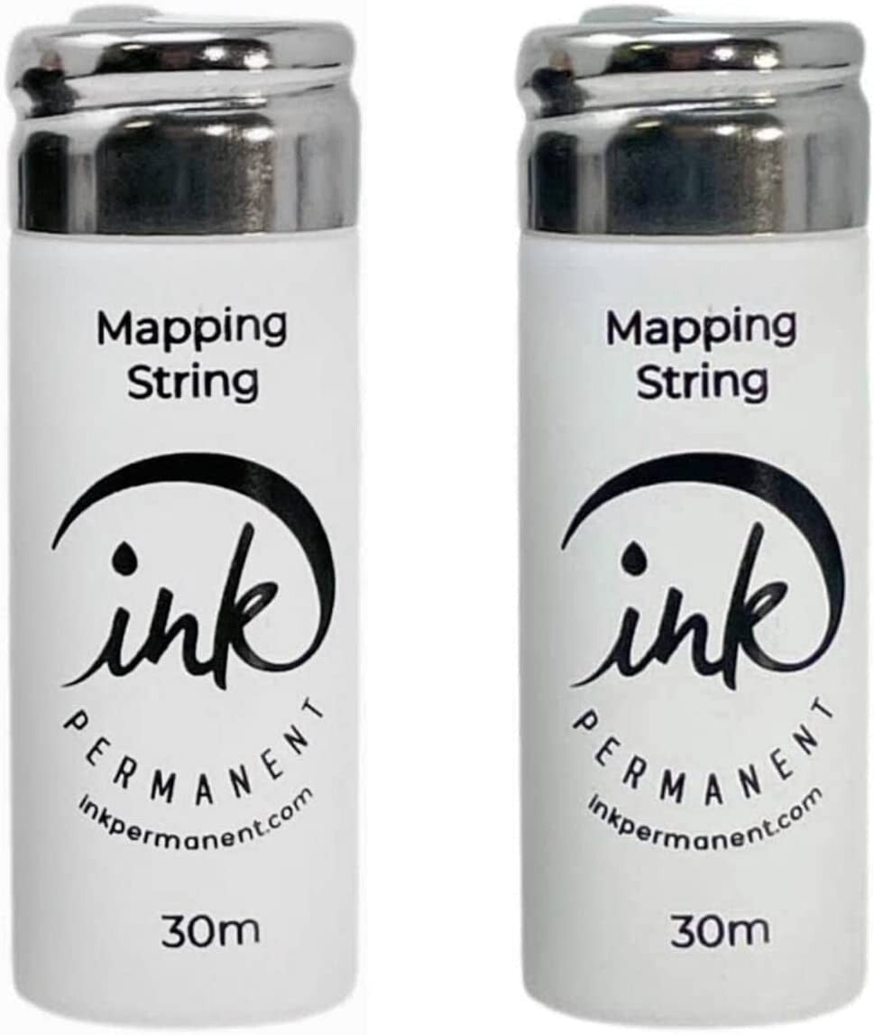Eyebrow Mapping String Pre-Inked 2×100 ft - Premium Microblading Thread