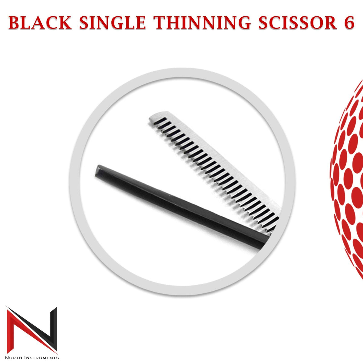 Professional Hair Cutting Thinning Scissors & Razor Set for Barbershop