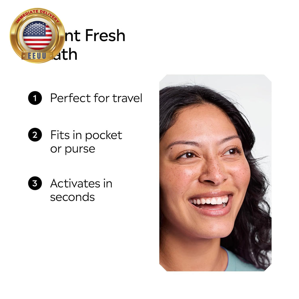 Pocketmist Oral Care Mist - Cool Mint, Travel Size, 2 Pack