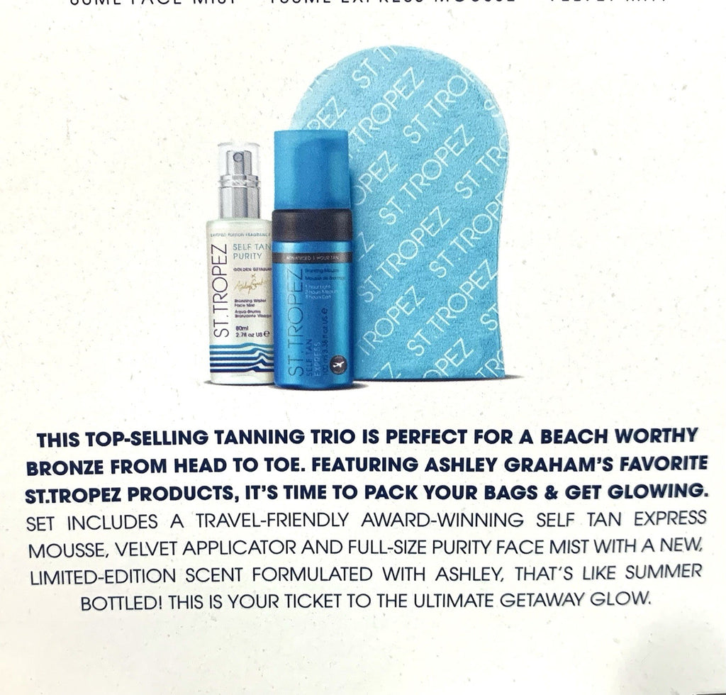 Self Tanner Kit with Face Mist, Express Mousse & Applicator Mitt