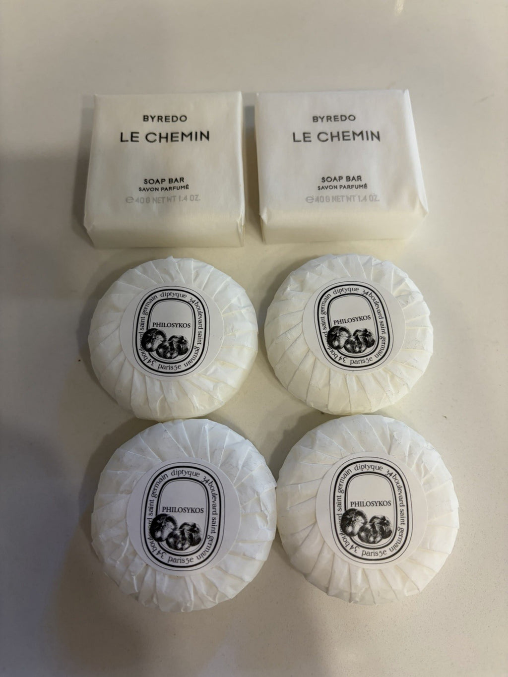 Diptyque Philosykos Paris Soap Bars Set - 4 x 30g & 2 Byredo Soaps