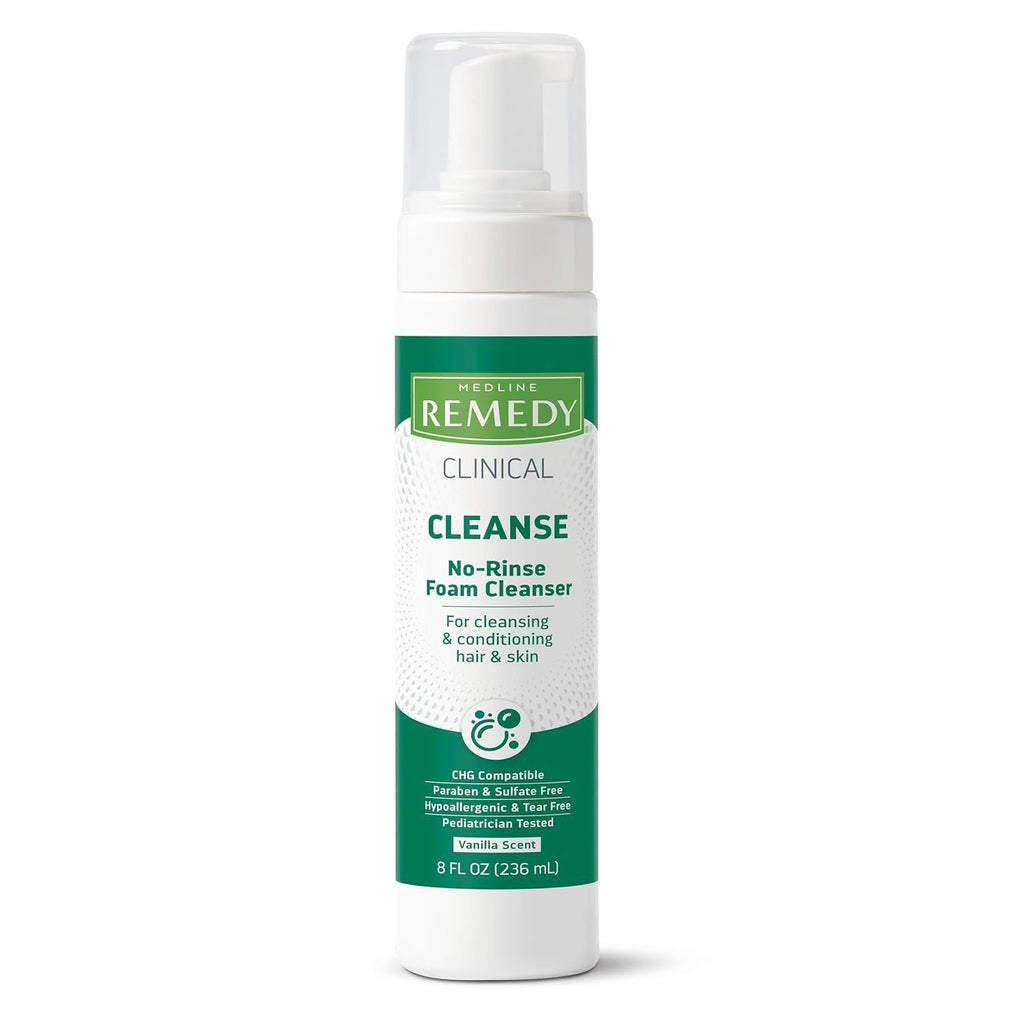 No-Rinse Foam Body and Hair Cleanser - Sensitive Skin, 8 fl oz