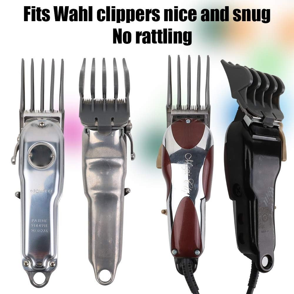 Hair Clipper Guard Set with Sizes 10, 12, 16 - Fits Wahl Clippers