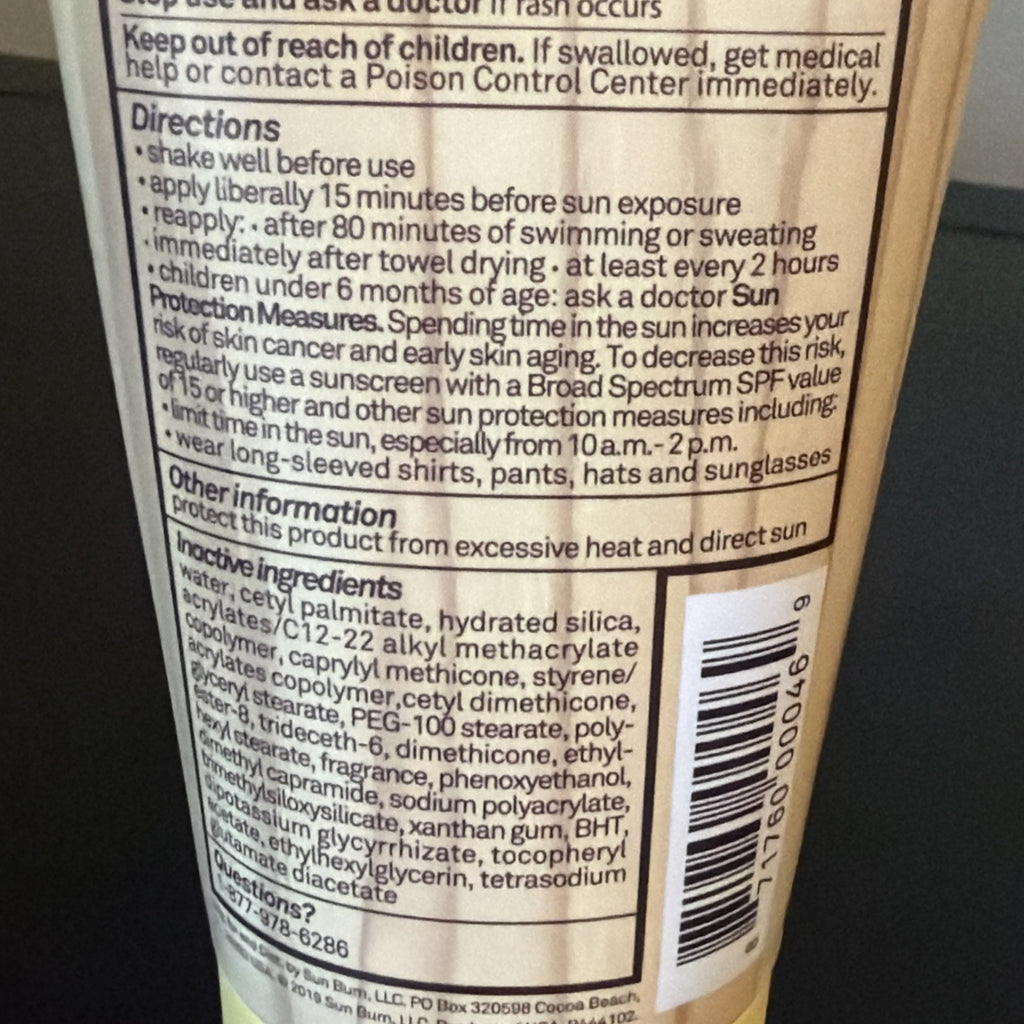 SPF 70 Sunscreen Lotion - High Protection, 6 fl oz, Waterproof, Broad Spectrum