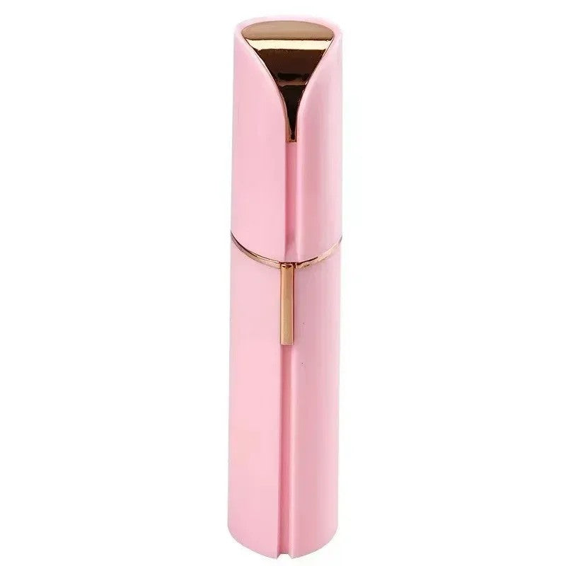 Electric Facial Hair Remover & Trimmer - Painless Lipstick-Shaped Device for Women