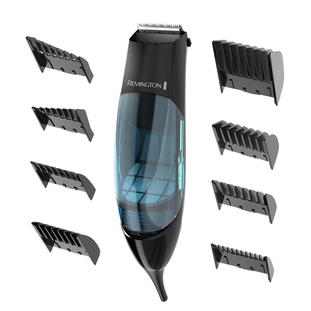 Vacuum Haircut Kit for Men - Hair Clippers & Beard Trimmer with Removable Chamber
