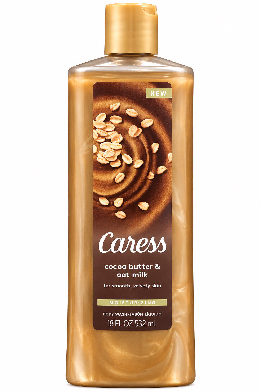 Moisturizing Body Wash with Cocoa Butter & Oat Milk 18 oz - Soft & Smooth Skin