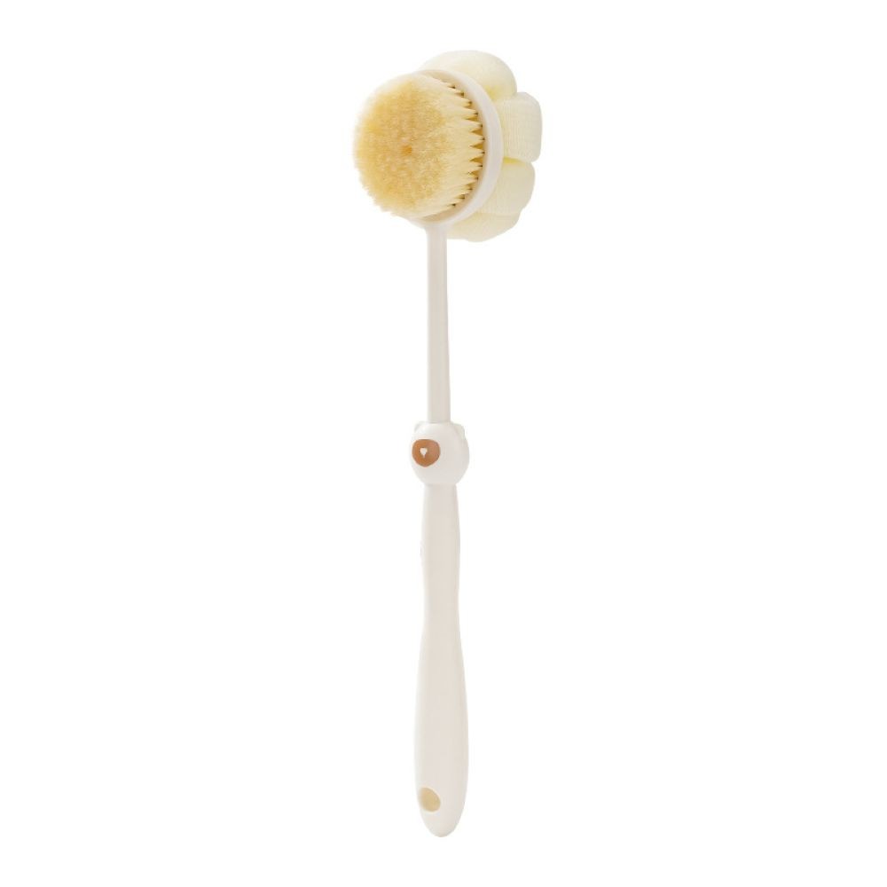 3PCS Long Handle Bath Body Brush Set with Soft Exfoliating Scrubbers for Shower & Back Massage