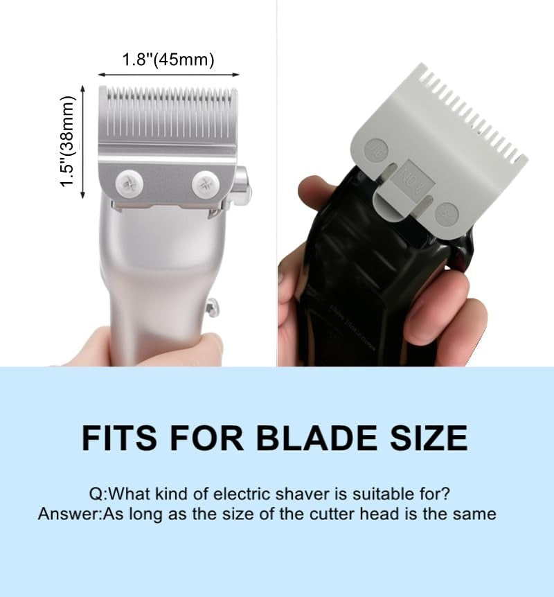 Hair Clipper Guard 1/16 Inch (1.5mm) Replacement Comb Set - 2 Pack
