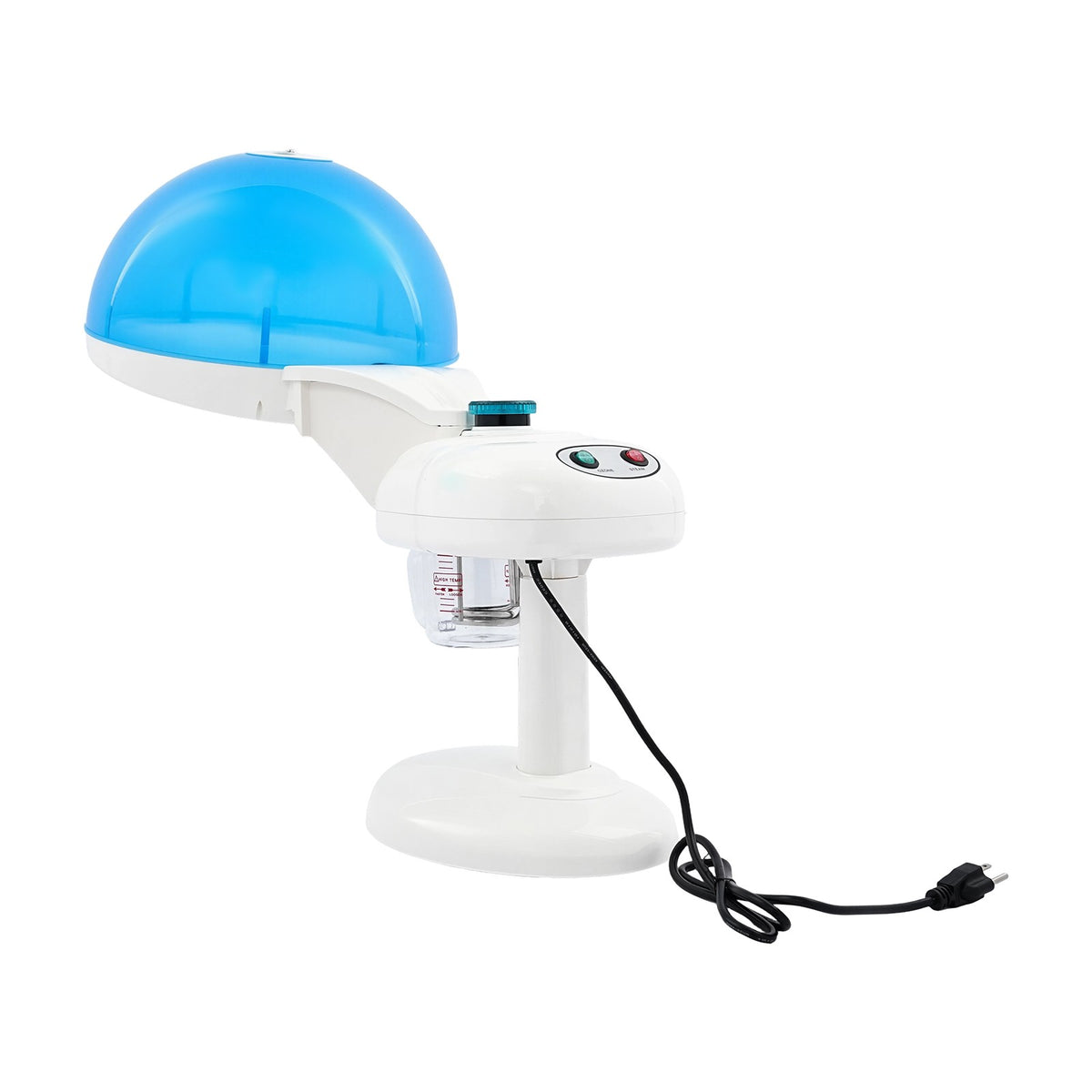 Hair and Face Steamer Cap with Rotating Nozzle - 2-in-1 Personal Steamer