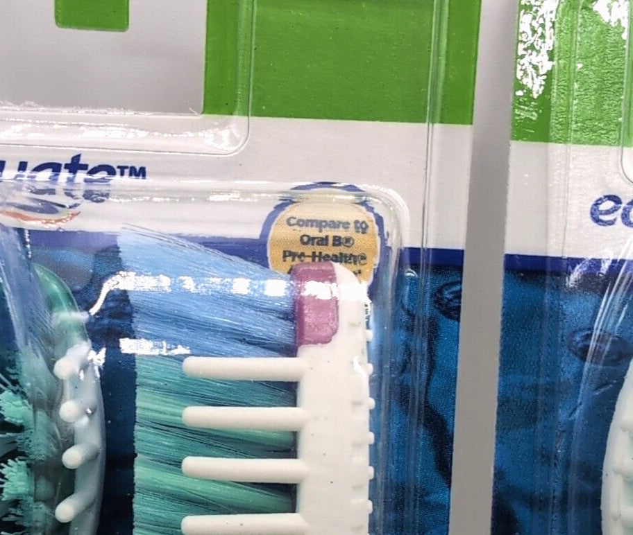 12 Pack Soft Toothbrushes for Deep Plaque Removal - Compatible with Oral B CrossAction