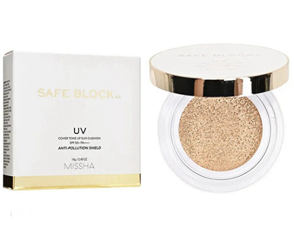 Sun Cushion SPF50 Cover Tone Up Sun Protection Compact 14g