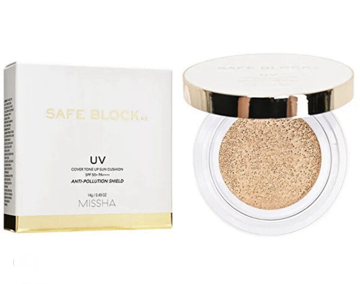 Sun Cushion SPF50 Cover Tone Up Sun Protection Compact 14g