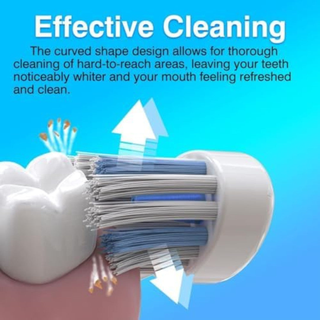 Replacement Toothbrush Heads for Waterpik Sonic Fusion 2.0 Flossing Toothbrush - 3 Pack
