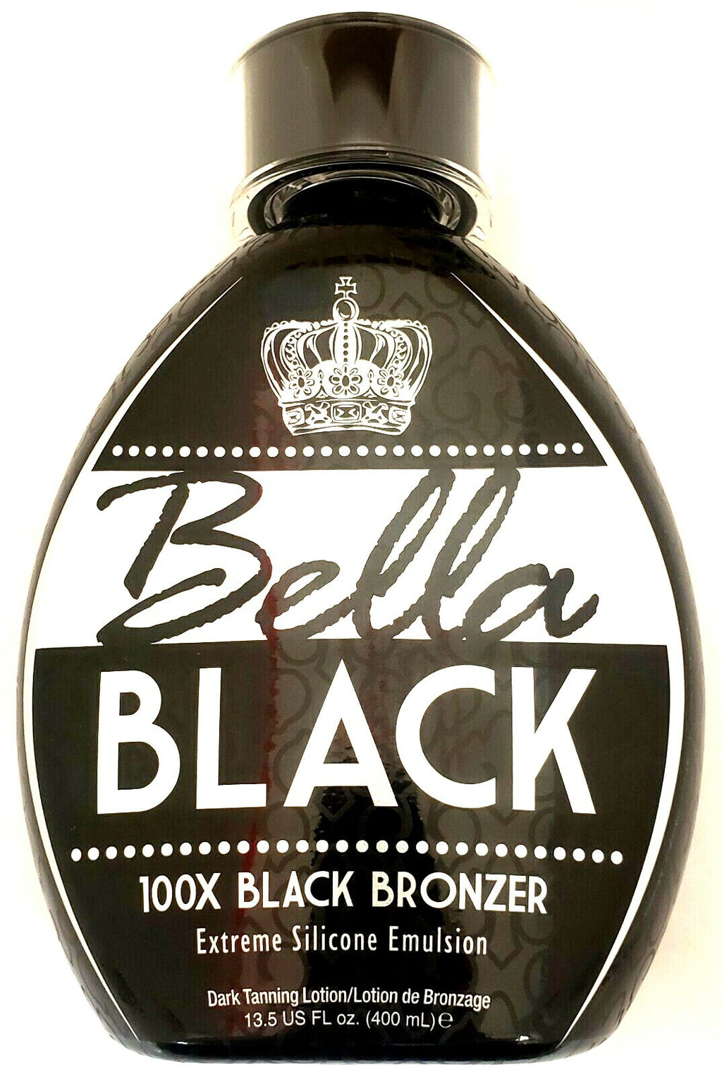 Black Bronzer Tanning Lotion for Indoor & Outdoor Use - Silicone DHA Formula