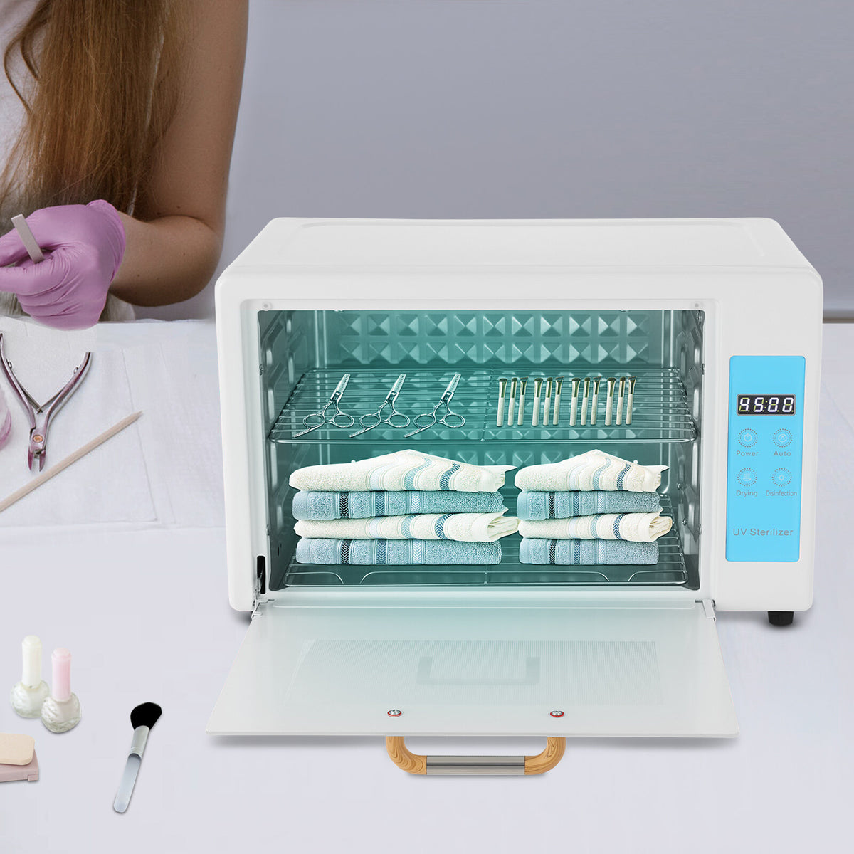 UV Sanitizer Box for Dental Medical Nail Salon Disinfection and Sterilization