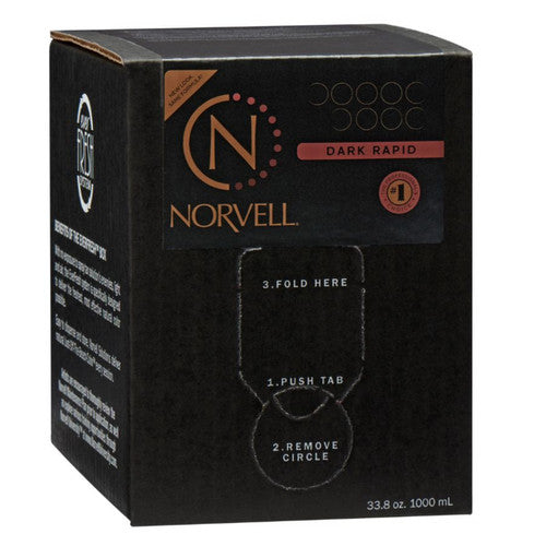 Norvell Dark Rapid Spray Tan Solution - 1 Liter Self Tanning Formula
