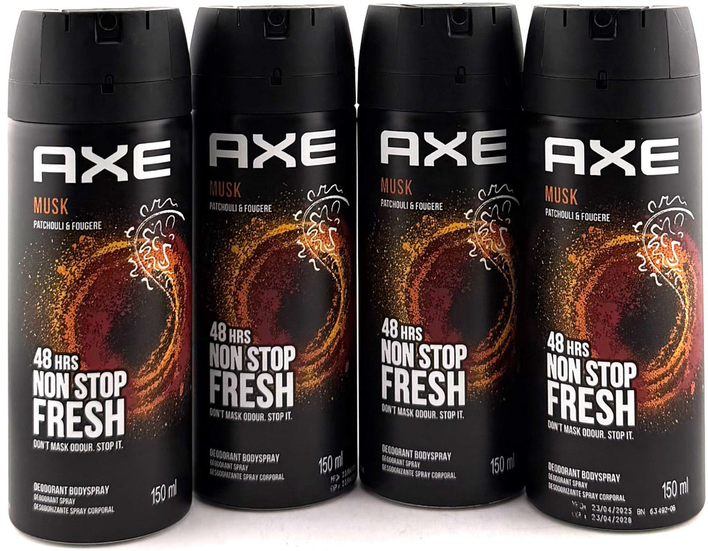 Axe Deodorant Body Spray Musk Collection - 150ml Bulk & Variety Packs