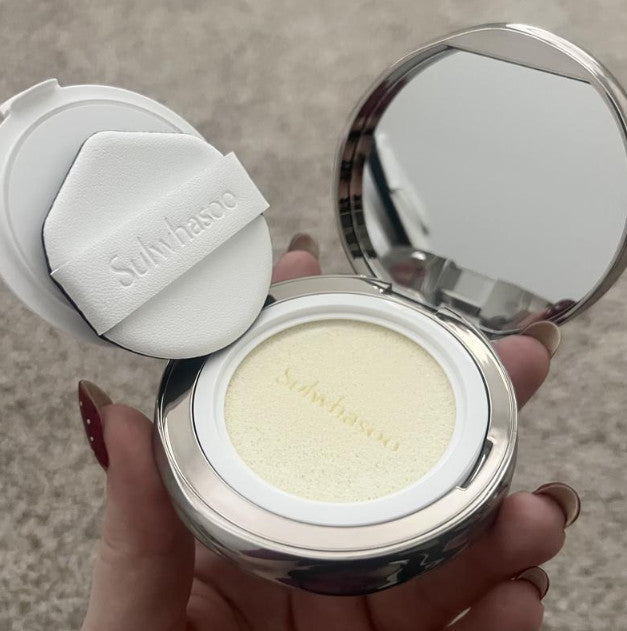 Portable SPF 50+ Sun Cushion with Hydrating & Soothing Skin Care SPF50+