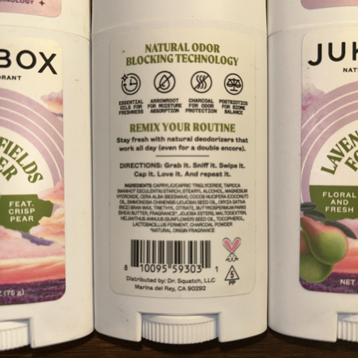 Lavender Fields Forever Deodorant Set - Aluminum-Free 3-Pack, 2.65oz