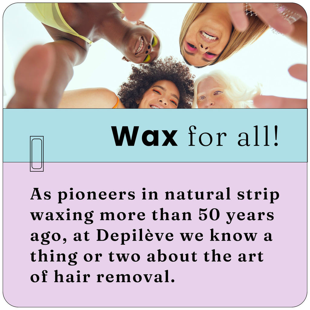 Gentle Azulene Wax for Sensitive Skin - Hair Removal Strips & Cream