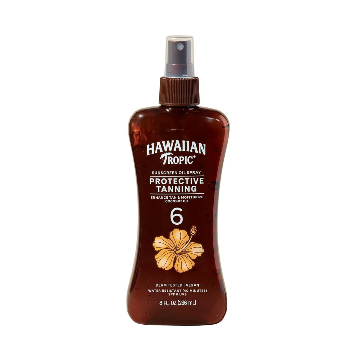 Hawaiian Tropic Dark Tanning Oil Spray SPF 6 with Coconut & Cocoa Butter