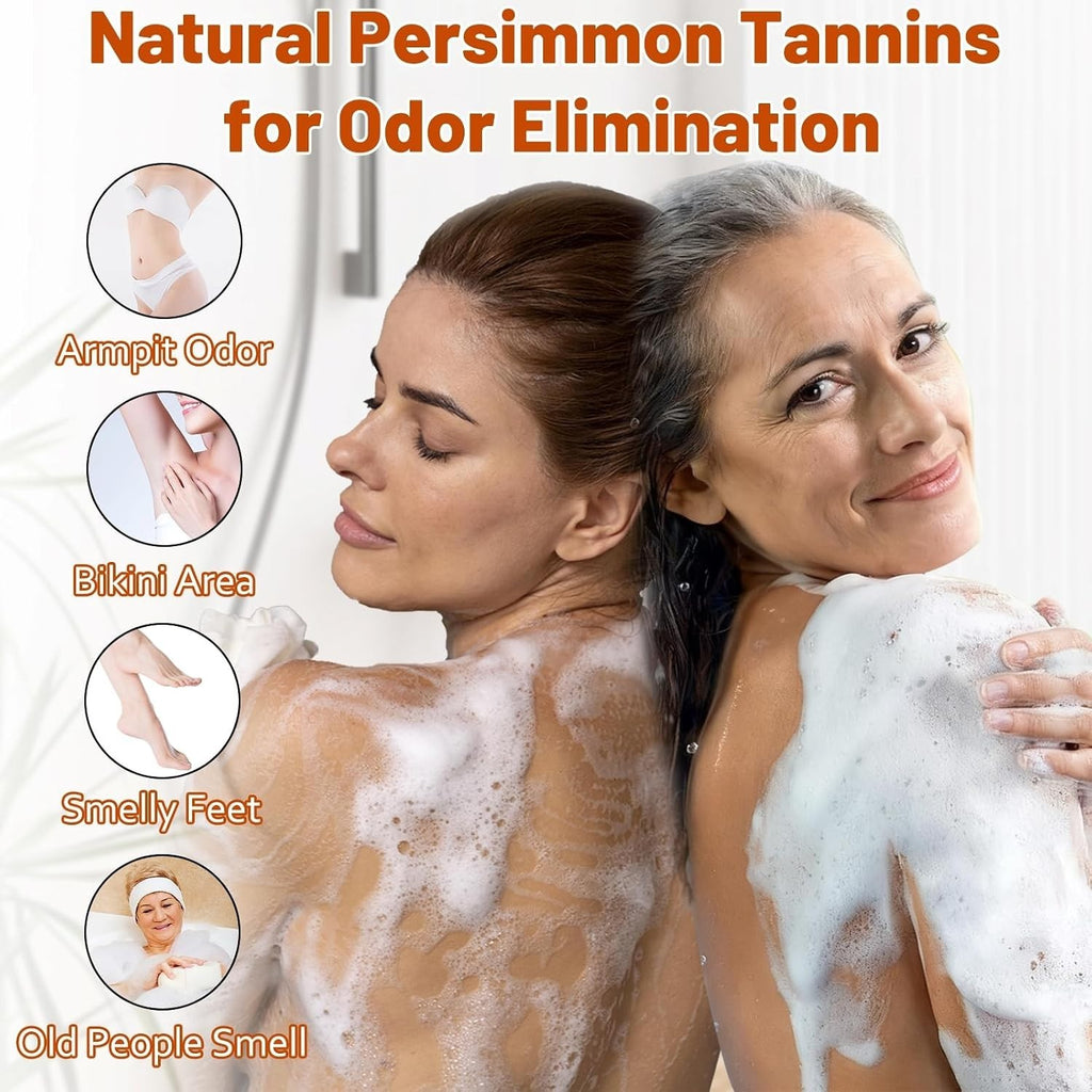 Persimmon Liquid Body Wash - Long-Lasting Odor Eliminator & Gentle Cleanser