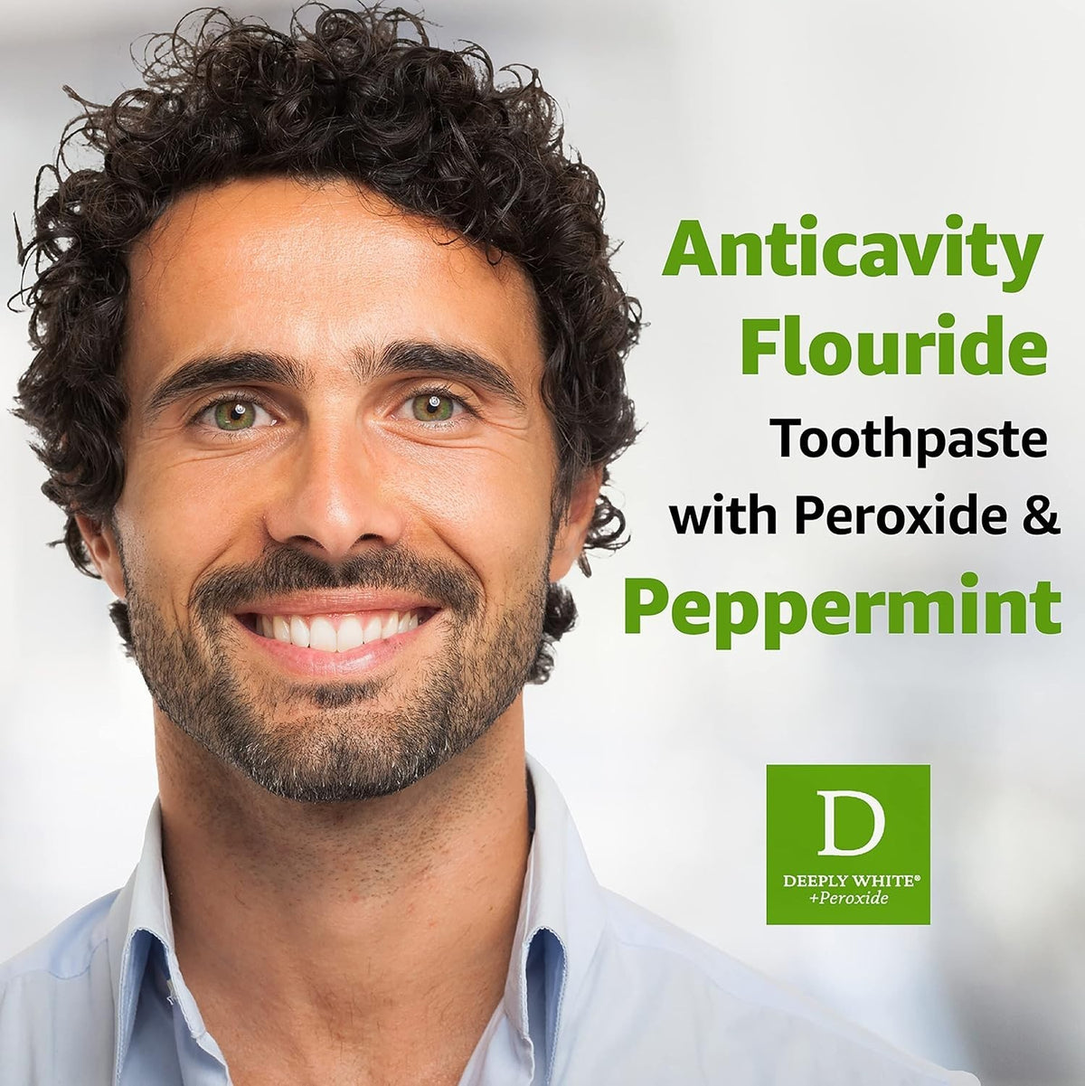 Rembrandt Deeply White Plus Peroxide Whitening Toothpaste 3.5 Oz - Peppermint Flavor