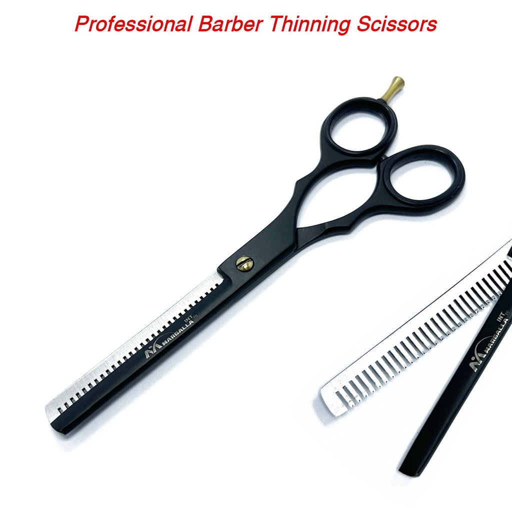 6.5 Inch Double Teeth Hair Thinning Scissors for Salon & Barber Use - German Steel